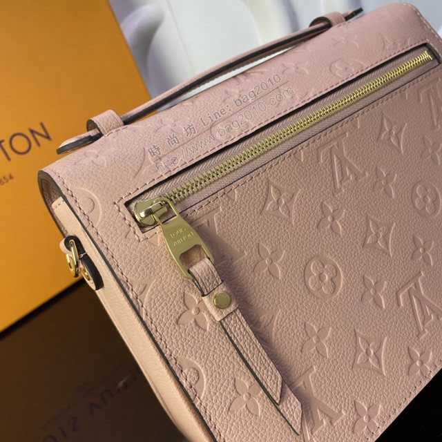 lv新款包包 路易威登Pochette Metis手袋 Monogram Empreinte皮革 lv女士斜挎包  ydh3942